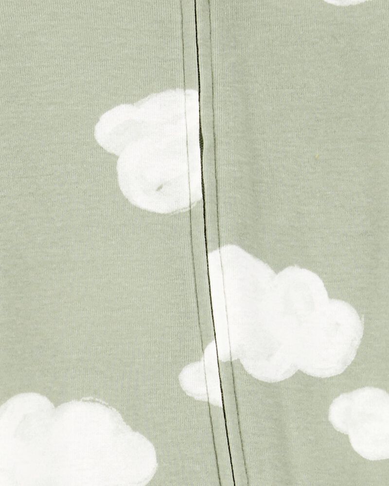 Baby 2-Piece Cloud 2-Way Zip Sleeper Pyjamas & Cap Set, image 2 of 4 slides