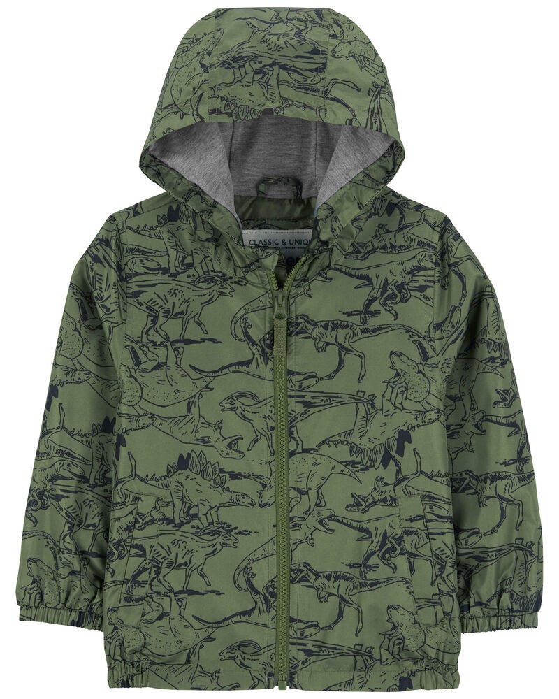 Baby Dino Print Jacket, image 1 of 3 slides