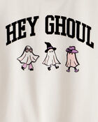 Kid Halloween Hey Ghoul Pullover Sweatshirt, image 2 of 3 slides