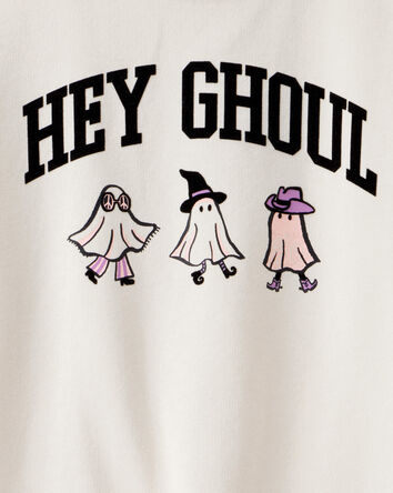 Kid Halloween Hey Ghoul Pullover Sweatshirt, 