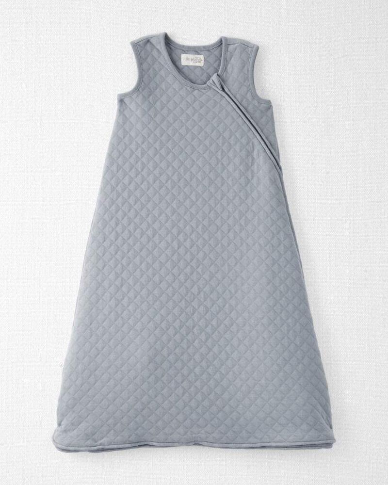 Baby Doubleknit Zip Little Planet Wearable Blanket - Grey, image 1 of 5 slides