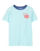 Boys That's Fire Short-Sleeve Graphic Tee - Turquoise, image 1 of 3 slides