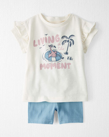 2-Piece Organic Cotton Living in the Moment Set, 