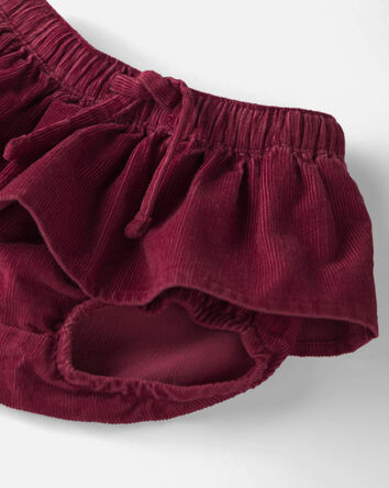 Baby Girl Organic Cotton Corduroy Skirt, 