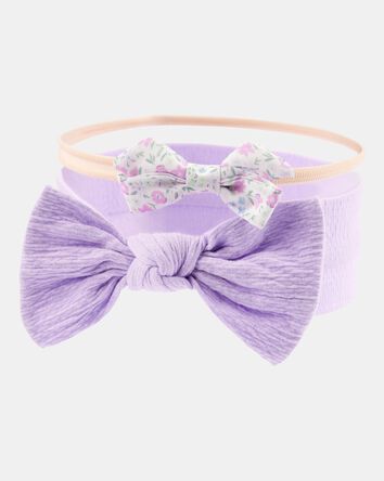 Baby Girl 2-Pack Headwraps, 
