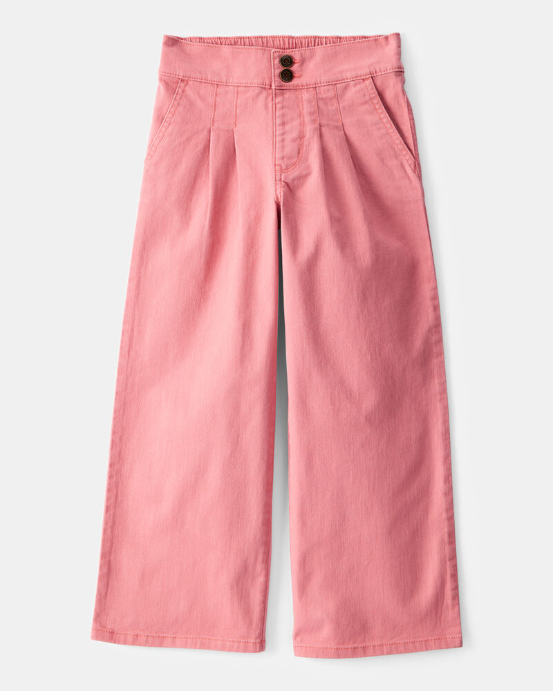 Kid Twill Wide Leg Pants, image 1 of 4 slides