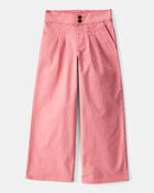 Kid Twill Wide Leg Pants, image 1 of 4 slides