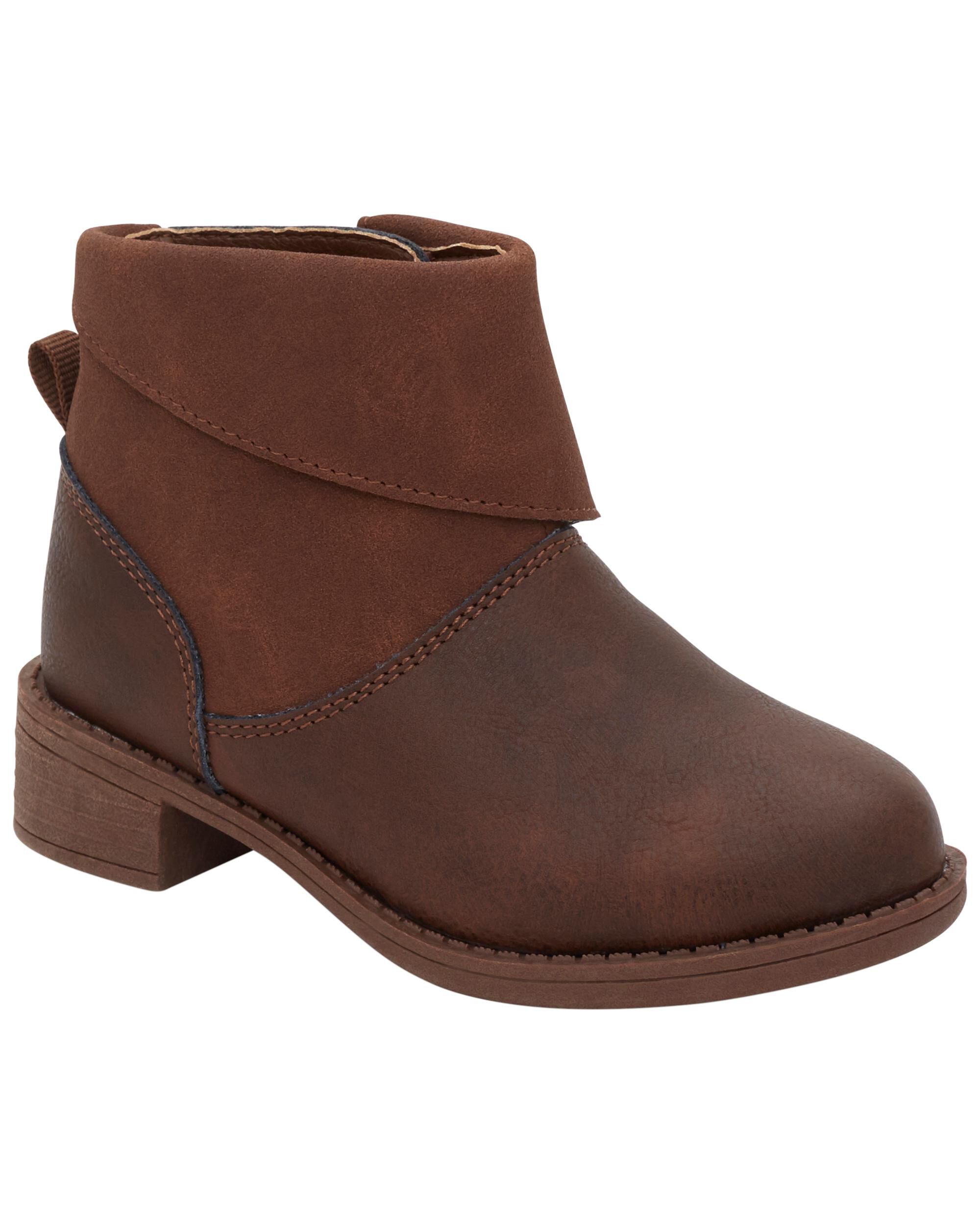 Brown Flip Fashion Ankle Boots Carter s Oshkosh Canada