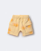 Tout-petit gar&ccedil;on - Short cargo en jersey bouclette &agrave; imprim&eacute; Rayon de soleil - Jaune, image 2 sur 6 diapositives