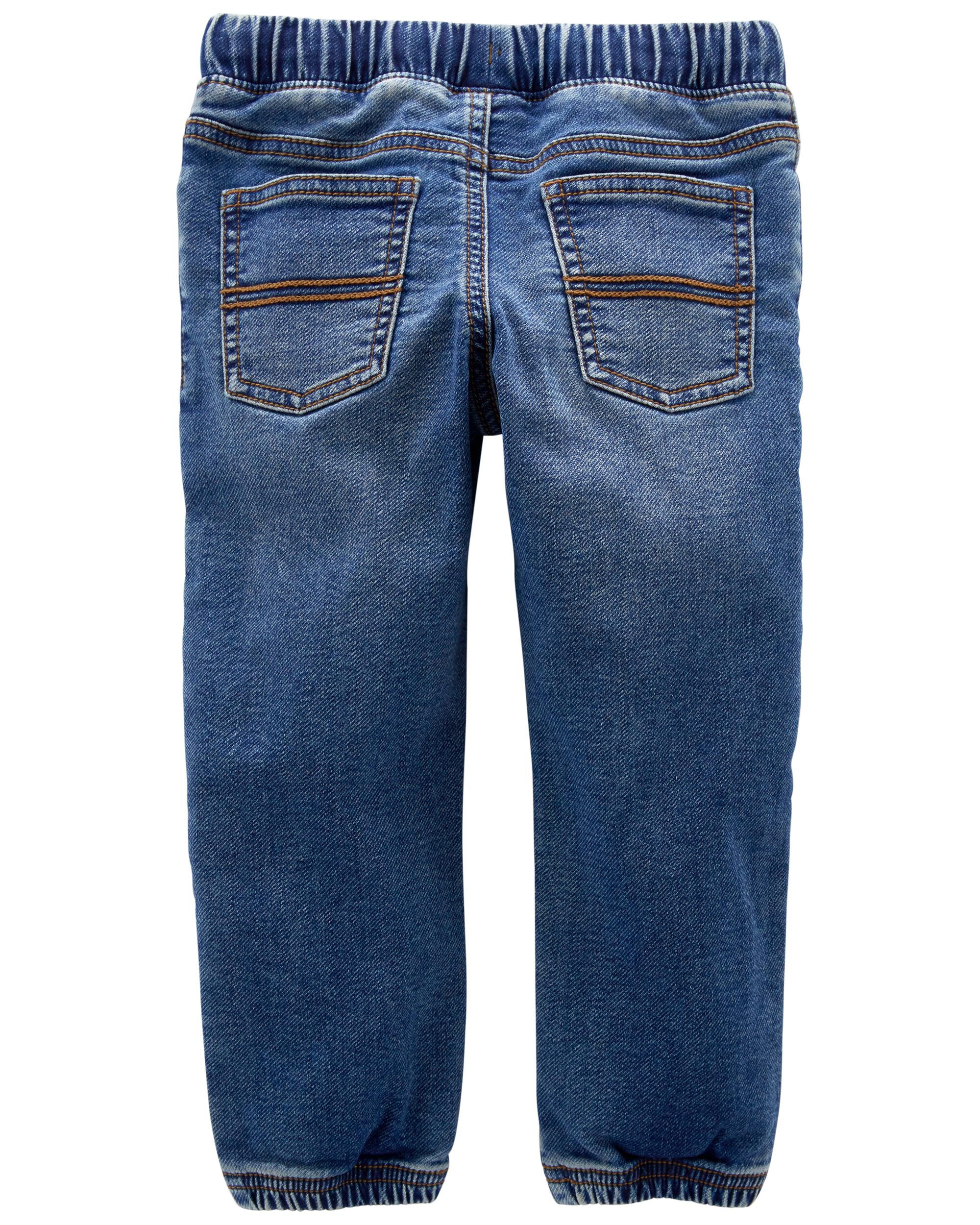 Boys denim cheap joggers