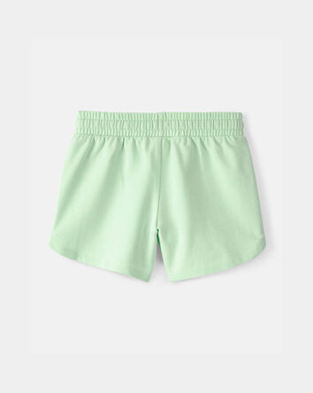 Girls French Terry Shorts - Green, 