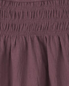 Baby Girl 2-Piece Organic Cotton Smocked Top & Pant Set, image 4 of 6 slides