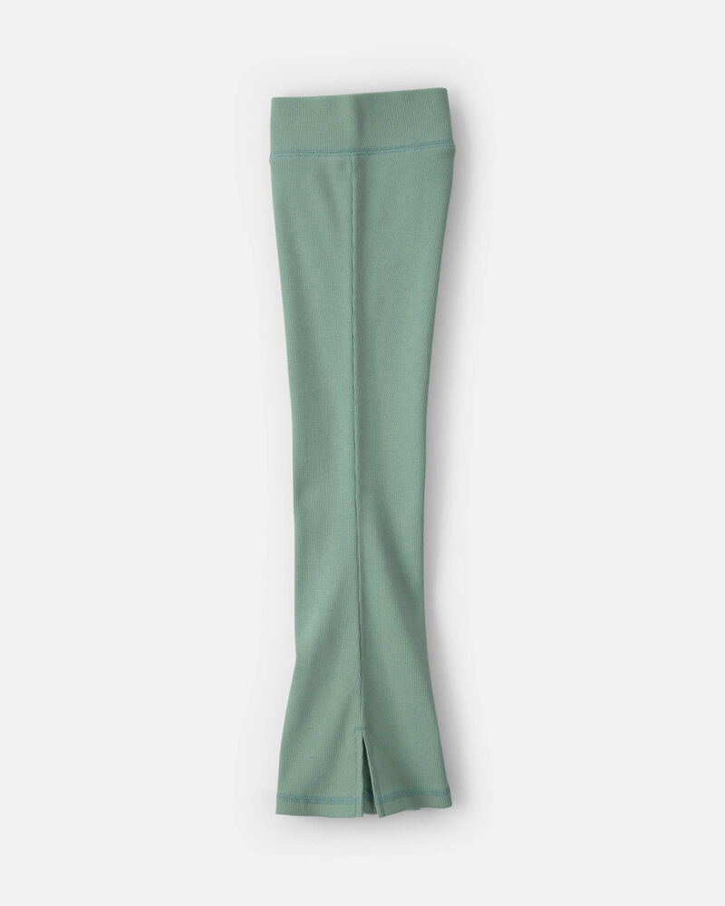 Filles - Ensemble 2 pi&egrave;ces haut manches longues &agrave; motif papillon et pantalon en molleton - Vert, image 3 sur 5 diapositives