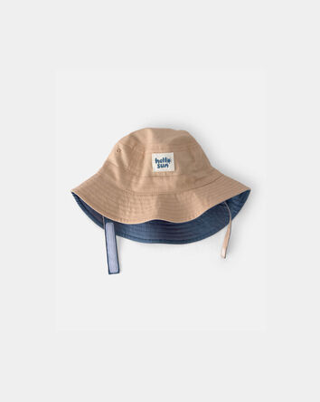 Baby 'Hello Sun' Bucket Hat - Brown, 