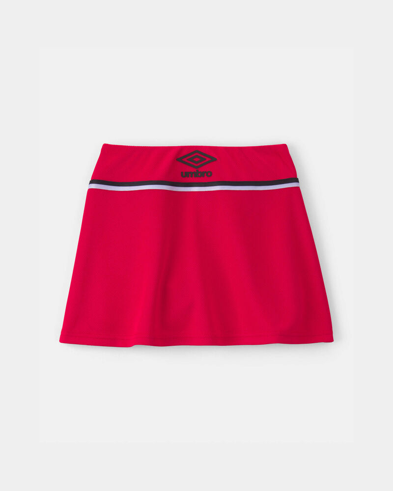 Ensemble 2 pi&egrave;ces chandail de soccer et jupe-short Umbro du Canada pour filles - Rouge/Blanc, image 6 sur 14 diapositives