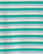 Boys Striped Tee - Green/Yellow, image 2 of 3 slides
