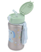 Besties Squad Stainless Steel Straw Bottle - Elephant, image 3 of 3 slides