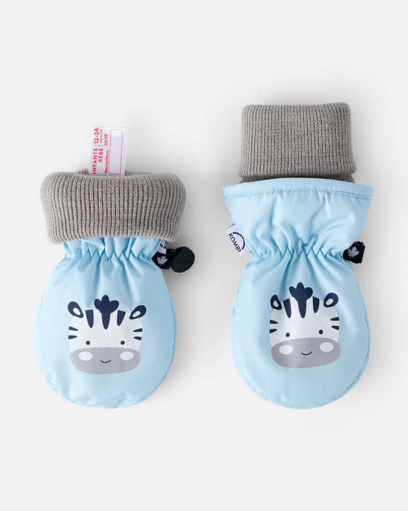 Baby Boy KOMBI  Animal Foldable Cuff Mittens, image 2 of 2 slides