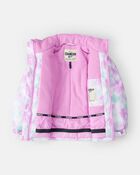 Girls 2-Piece Taslan Snowsuit Set - Pink, image 3 of 13 slides