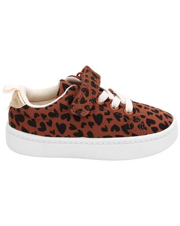 Heart Leopard Sneakers, 