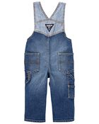 Bébé Salopette en denim usé, image 2 sur 5 diapositives
