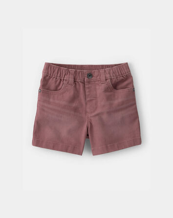 Toddler Boy Twill Pull-On Shorts - Brown, 