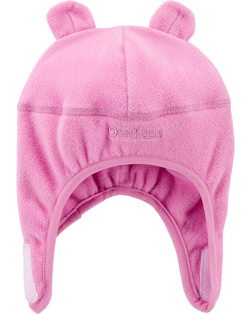 Fleece Hat With Chinstrap, image 1 of 1 slides