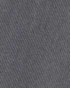 Toddler Pull-On Twill Shorts - Grey, image 5 of 6 slides