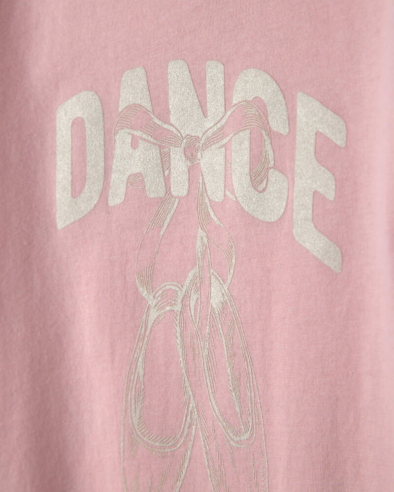 Toddler Girl 'Dance' Long-Sleeve Graphic Tee - Pink, image 2 of 4 slides