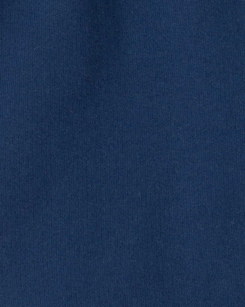 Girls French Terry Shorts - Blue, image 3 of 4 slides