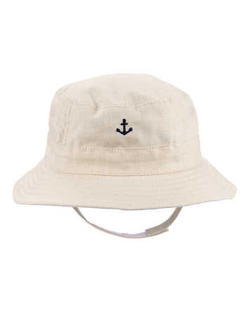 Baby Anchor Bucket Hat - Tan, 