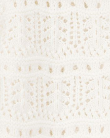 Toddler Pointelle Sweater - Cream, 