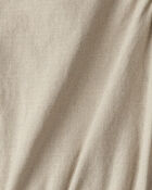 Toddler Romper Made With Organic Cotton Linen, image 3 of 4 slides