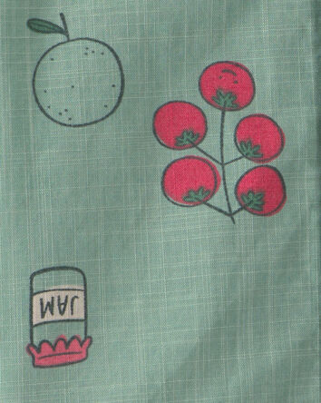 Baby Boy Veggies Fruit Short-Sleeve Button-Down Shirt - Green, 