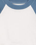 Baby 4-Piece Long-Sleeve Raglan Bodysuits, image 3 of 6 slides