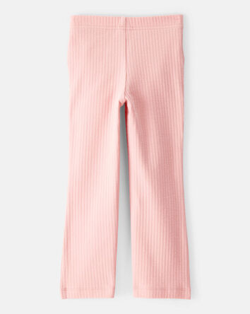 Tout-petit fille - Pantalon de sport évasé en coton - Rose, 