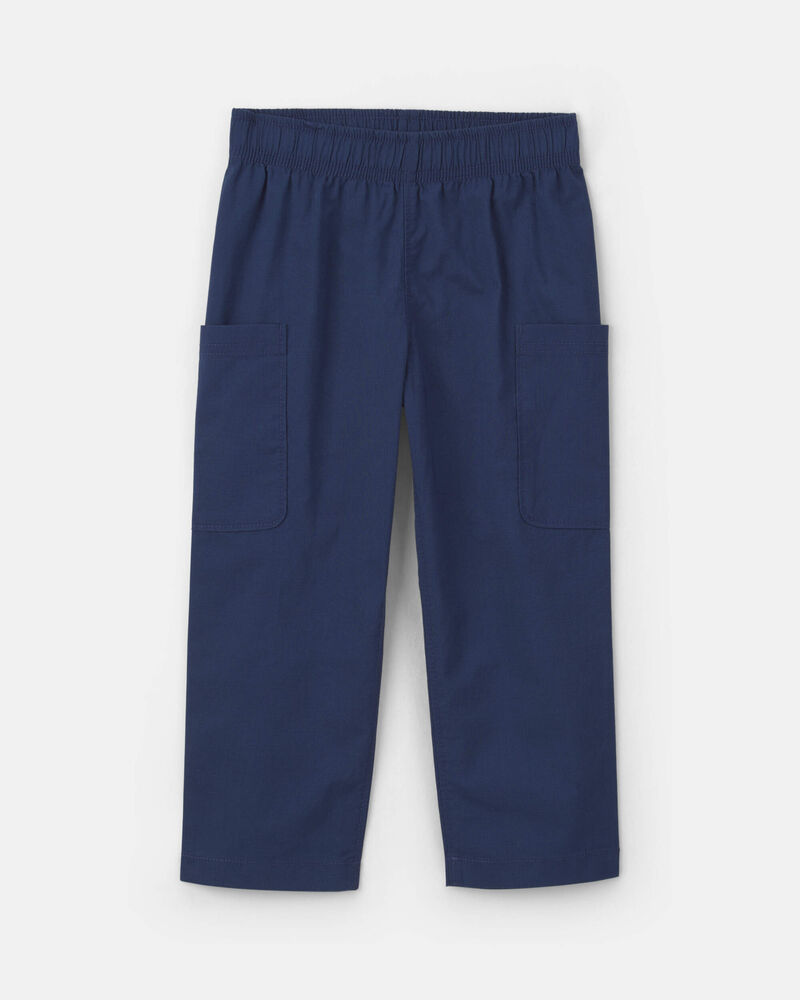 Tout-petit gar&ccedil;on - Ensemble 2 pi&egrave;ces haut manches courtes en chambray et pantalon, image 2 sur 4 diapositives