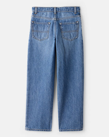 Garçons - Jeans en denim décontractés - Bleu, 