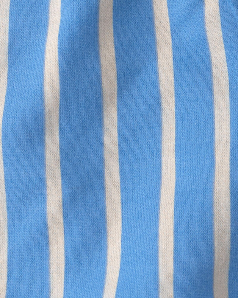 Toddler Boy 2-Piece Seagull Top & Short Set - Brown/Blue, image 2 of 4 slides