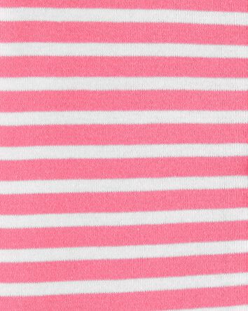 1-Piece Striped 100% Snug Fit Cotton Romper Pyjamas, 