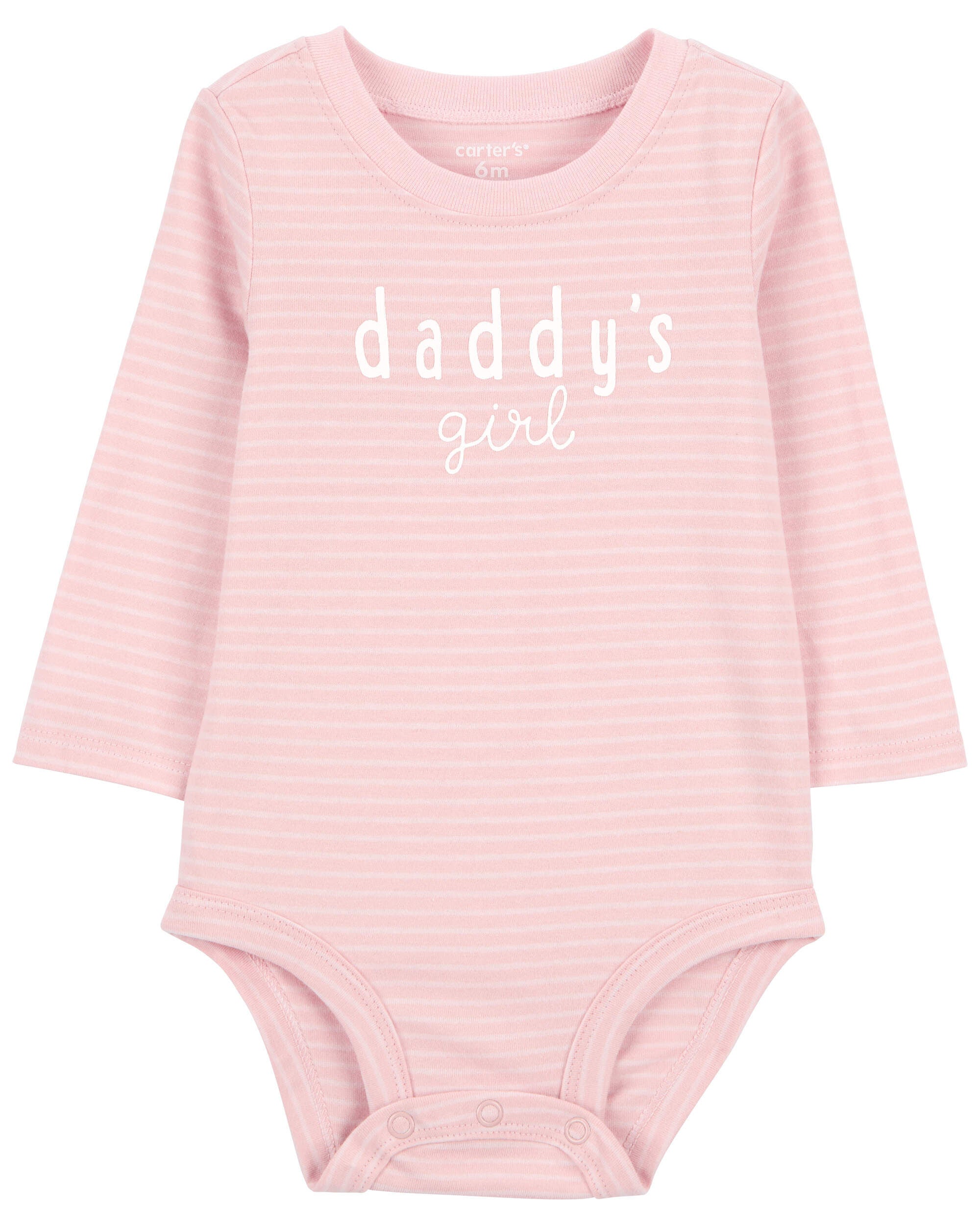 Baby Daddy s Girl Striped Collectible Bodysuit