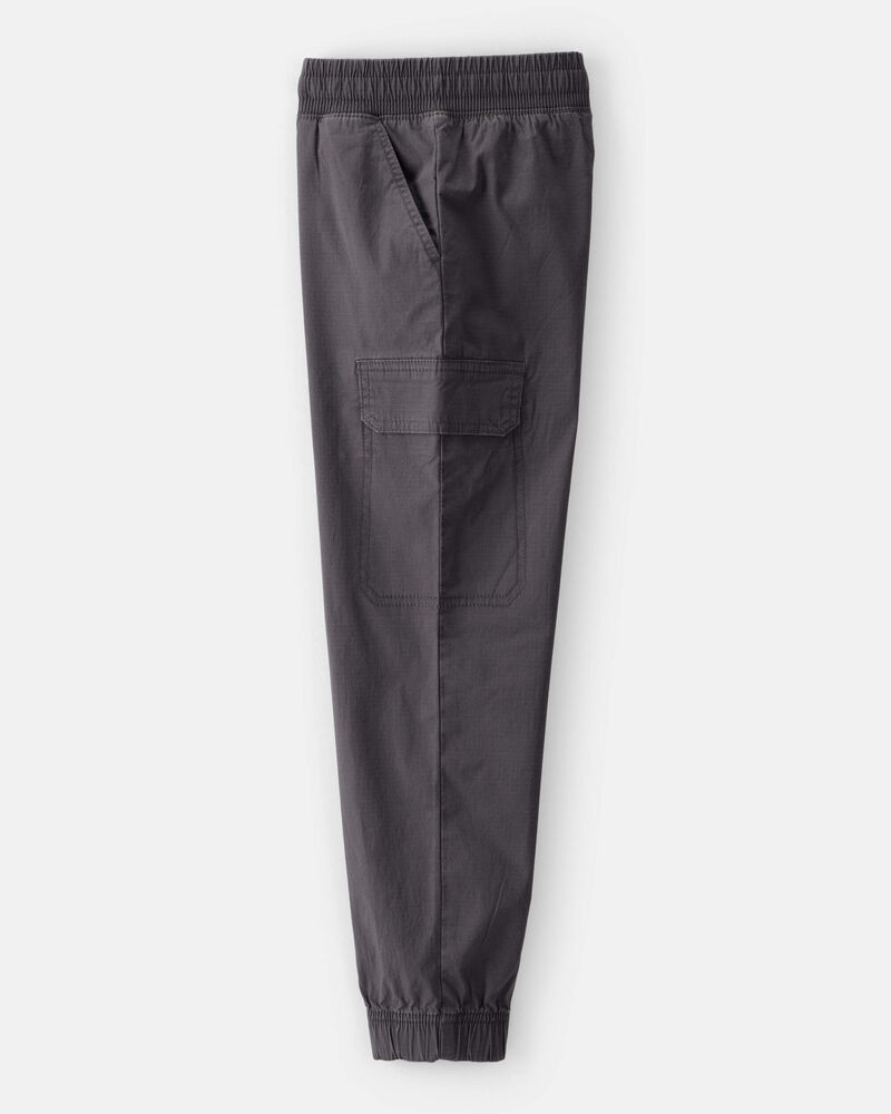 Boys Cotton Fashion Cargo Pants - Dark Grey, image 2 of 4 slides