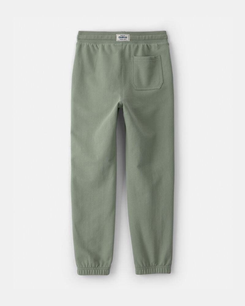 Jeune - Pantalon de jogging en tricot avec cordon de serrage - Vert, image 2 sur 3 diapositives