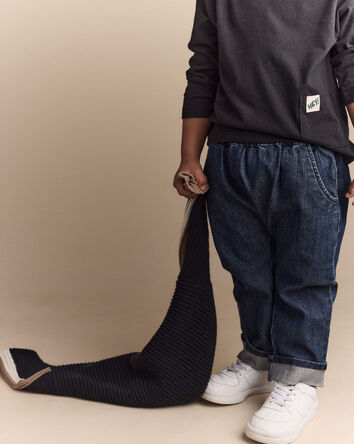 Tout-petit - Pantalon de jogging en denim – Bleu, 