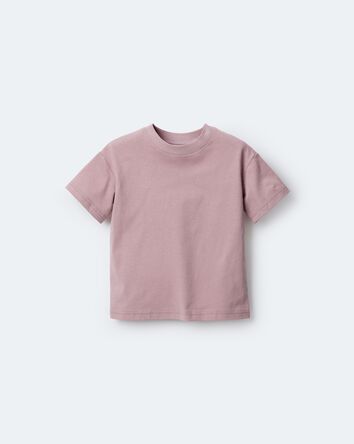 Toddler Short-Sleeve Relaxed Graphic Tee - Mauve, 