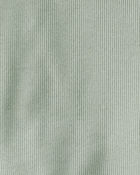 Toddler Organic Cotton Pyjama Set in Green, image 3 of 3 slides