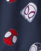 Toddler Boy &copy;Marvel Spider-Man Swim Trunks - Navy Blue, image 3 of 3 slides