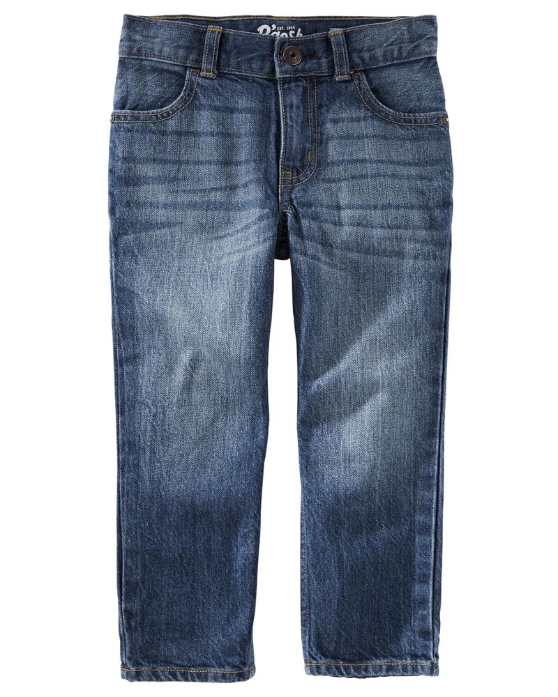 Jeans droit - délavage teinté authentique, image 1 sur 3 diapositives