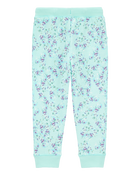 Tout-petit fille - Pantalon de jogging à cordon de serrage à fleurs , image 2 sur 3 diapositives