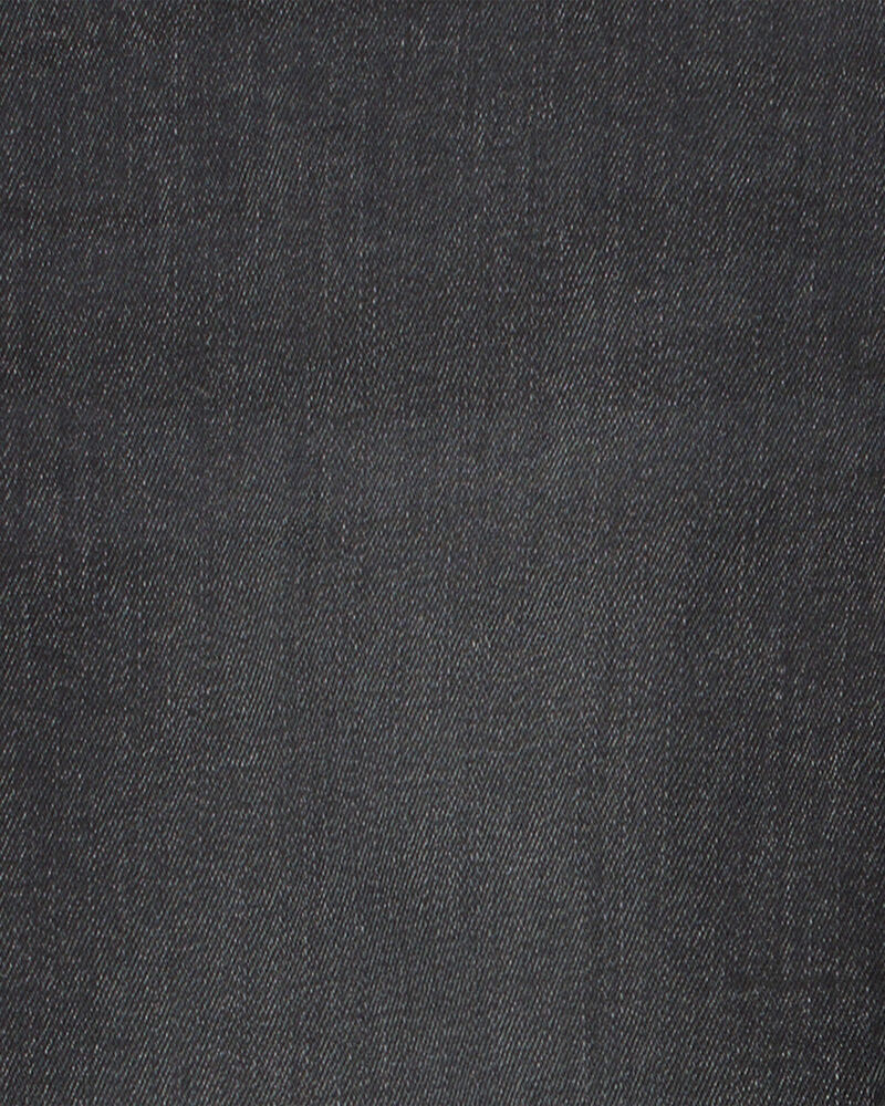 Boys Tapered Denim Jeans - Black, image 3 of 5 slides